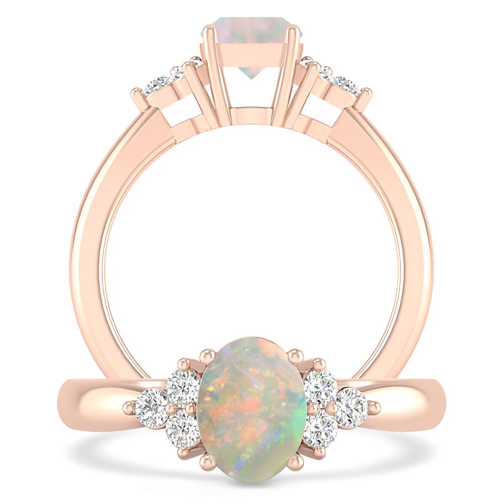 Rose Gold - Opal