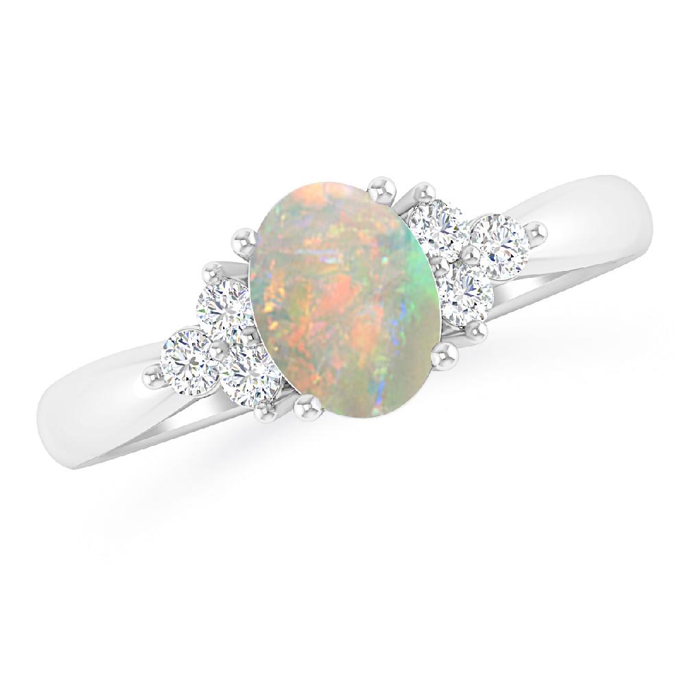 White Gold - Opal