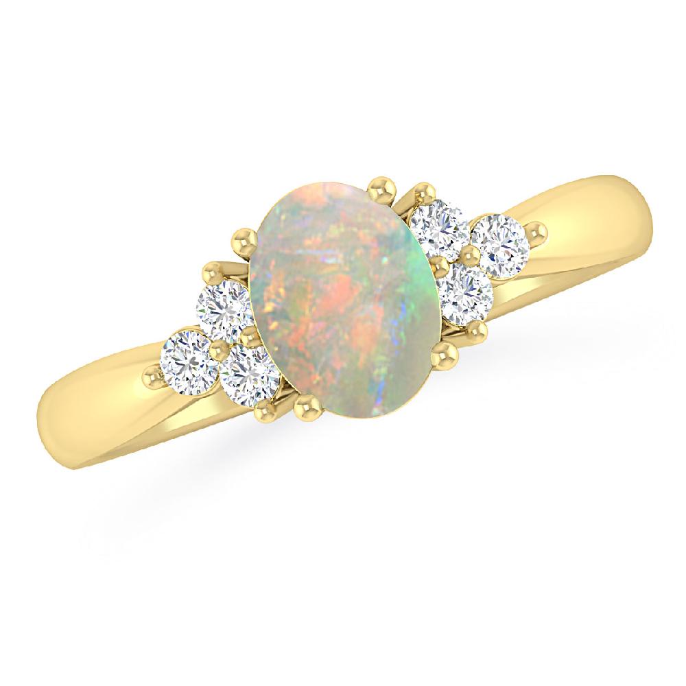 Yellow Gold - Opal