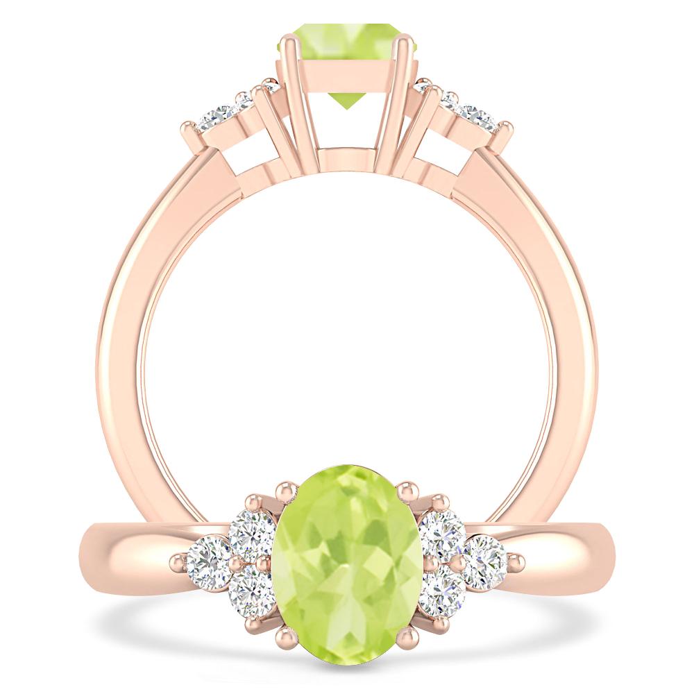 Rose Gold - Peridot