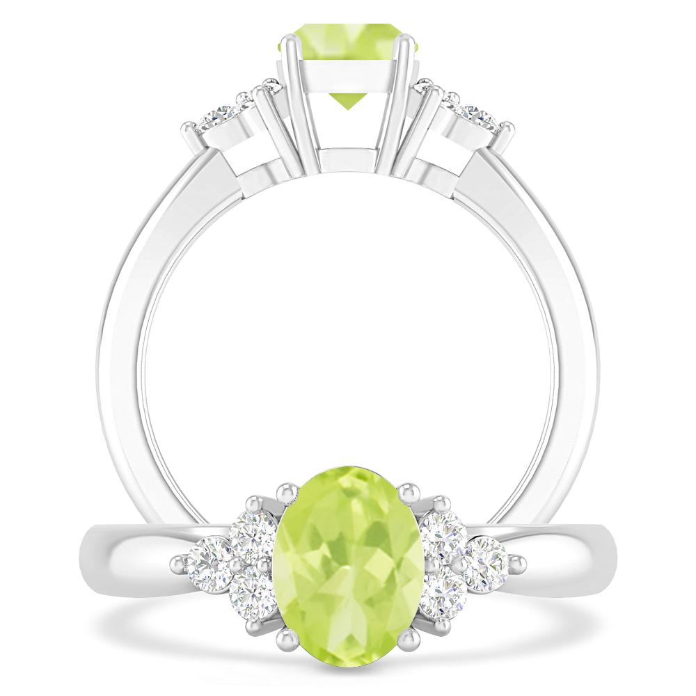 White Gold - Peridot