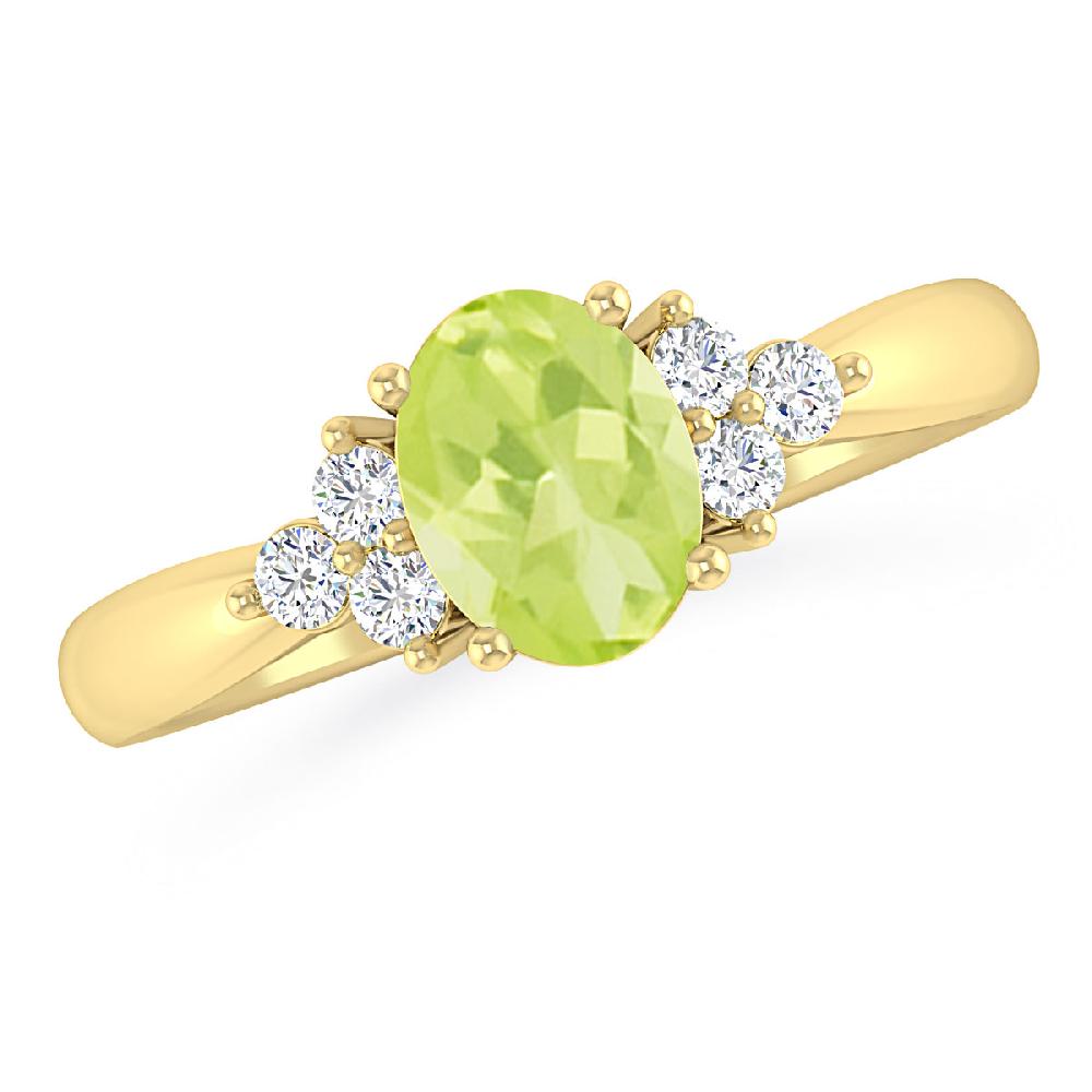 Yellow Gold - Peridot