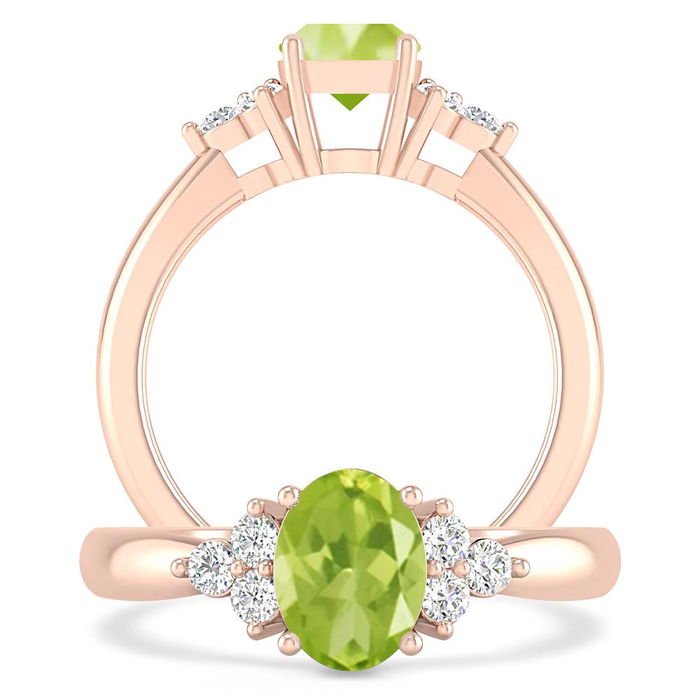 Rose Gold - Peridot