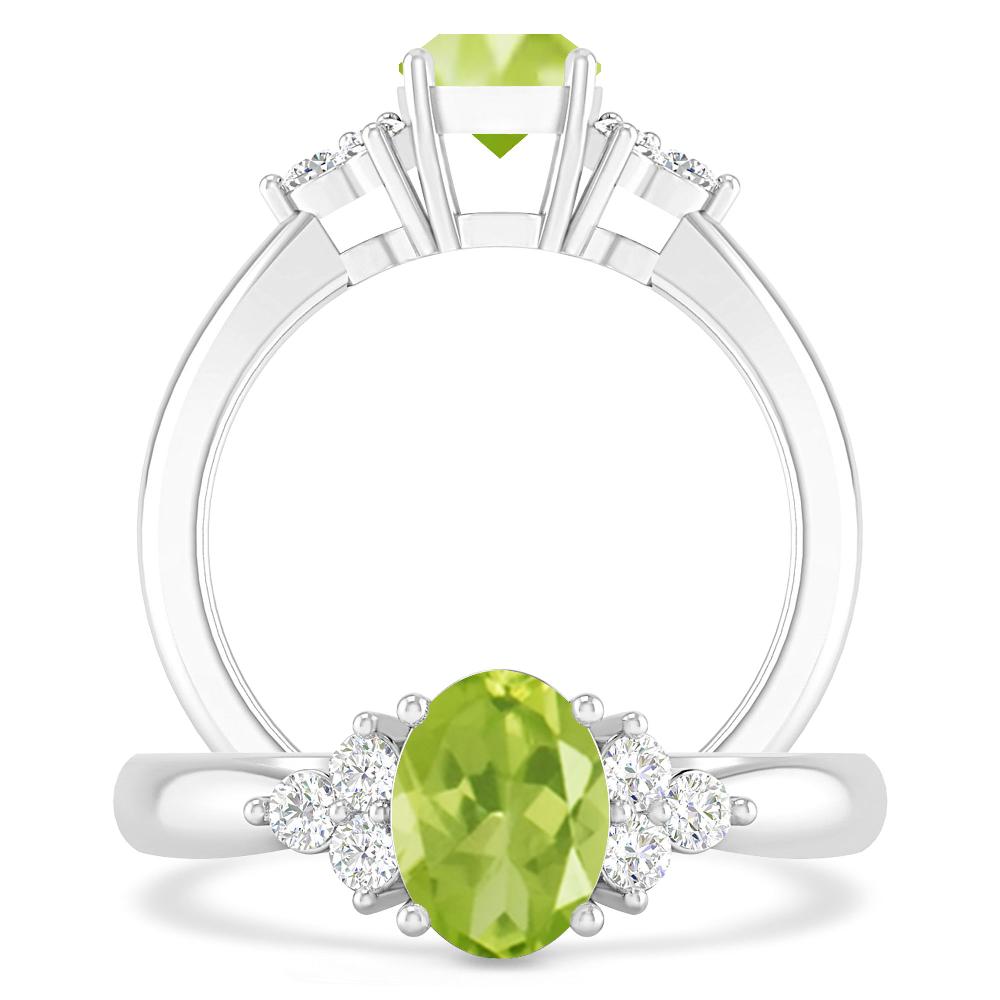 White Gold - Peridot