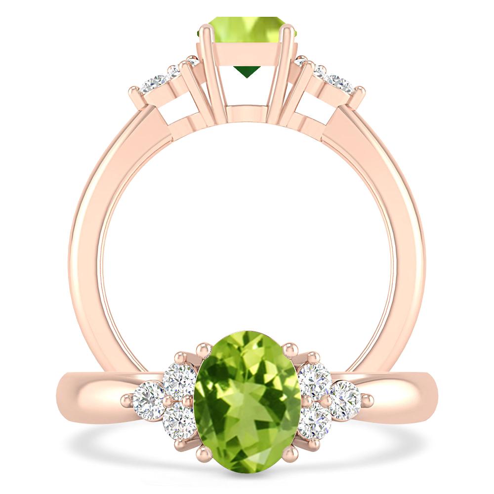 Rose Gold - Peridot