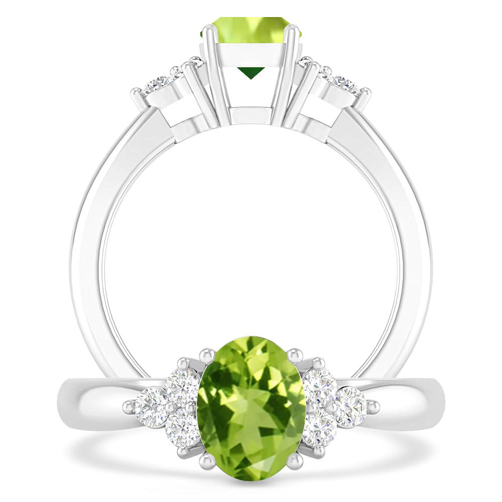 White Gold - Peridot