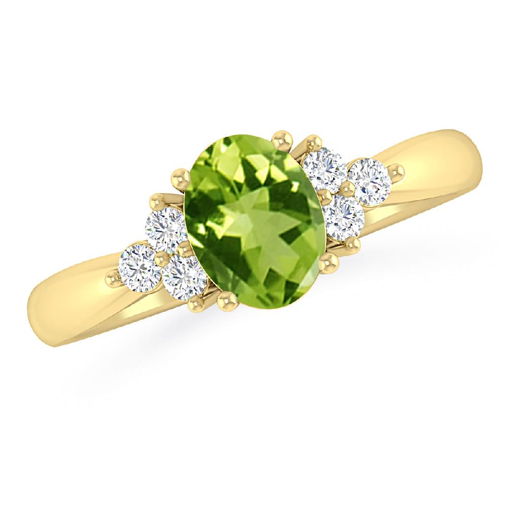 Yellow Gold - Peridot