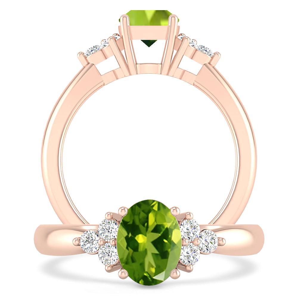 Rose Gold - Peridot