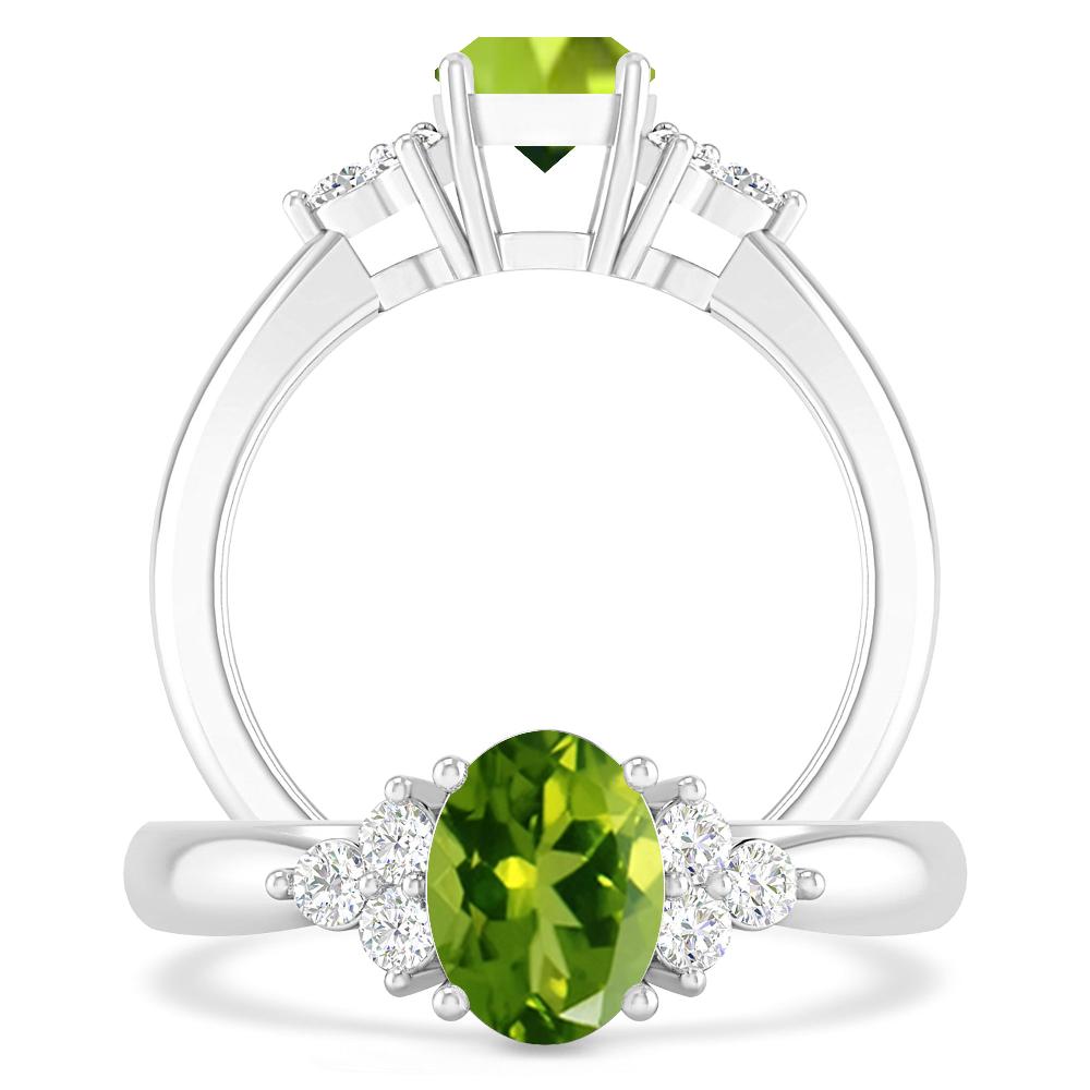 White Gold - Peridot