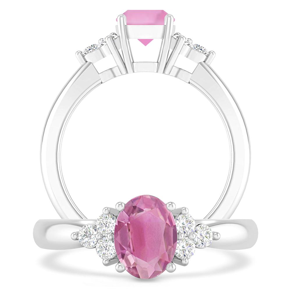 White Gold - Pink Tourmaline