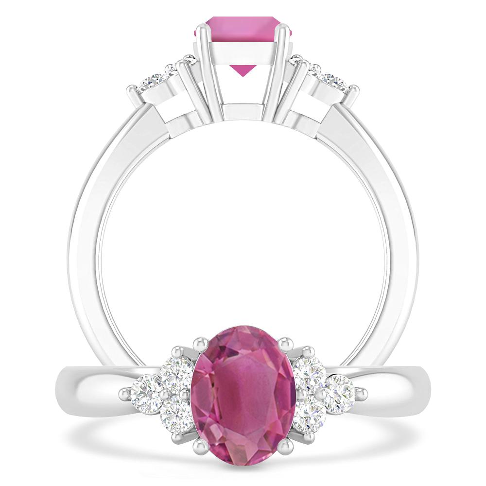 White Gold - Pink Tourmaline