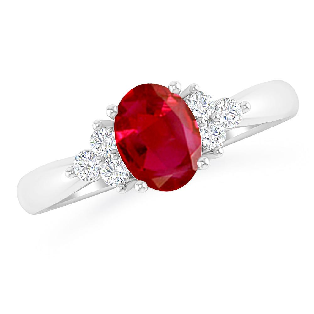 White Gold - Ruby