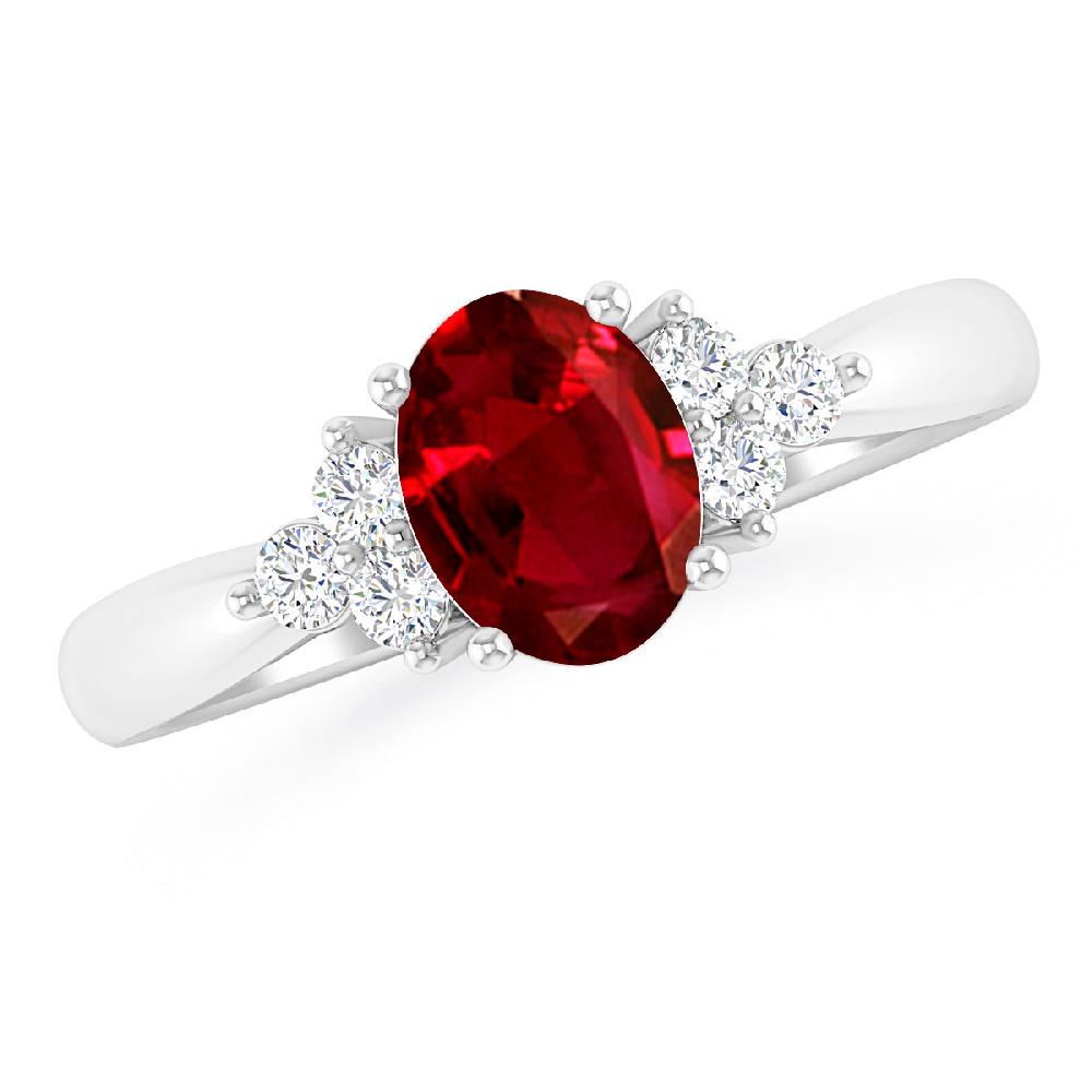 White Gold - Ruby