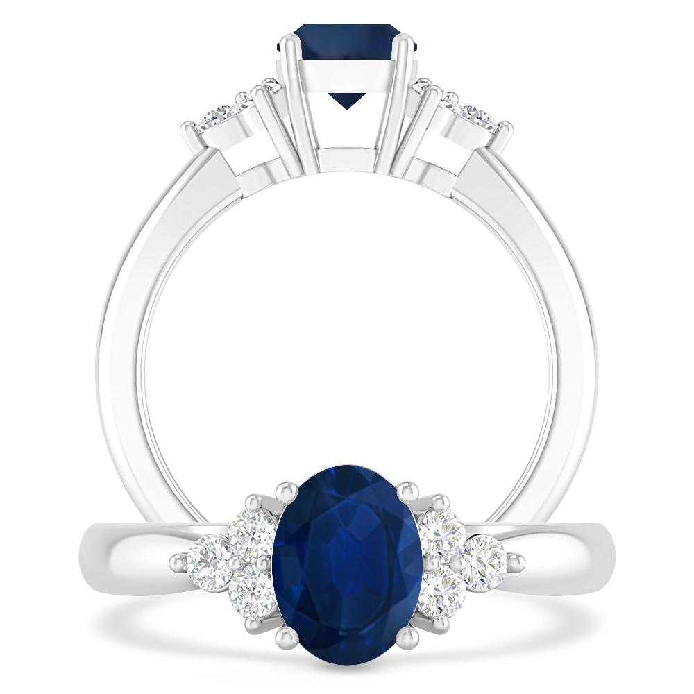 White Gold - Sapphire