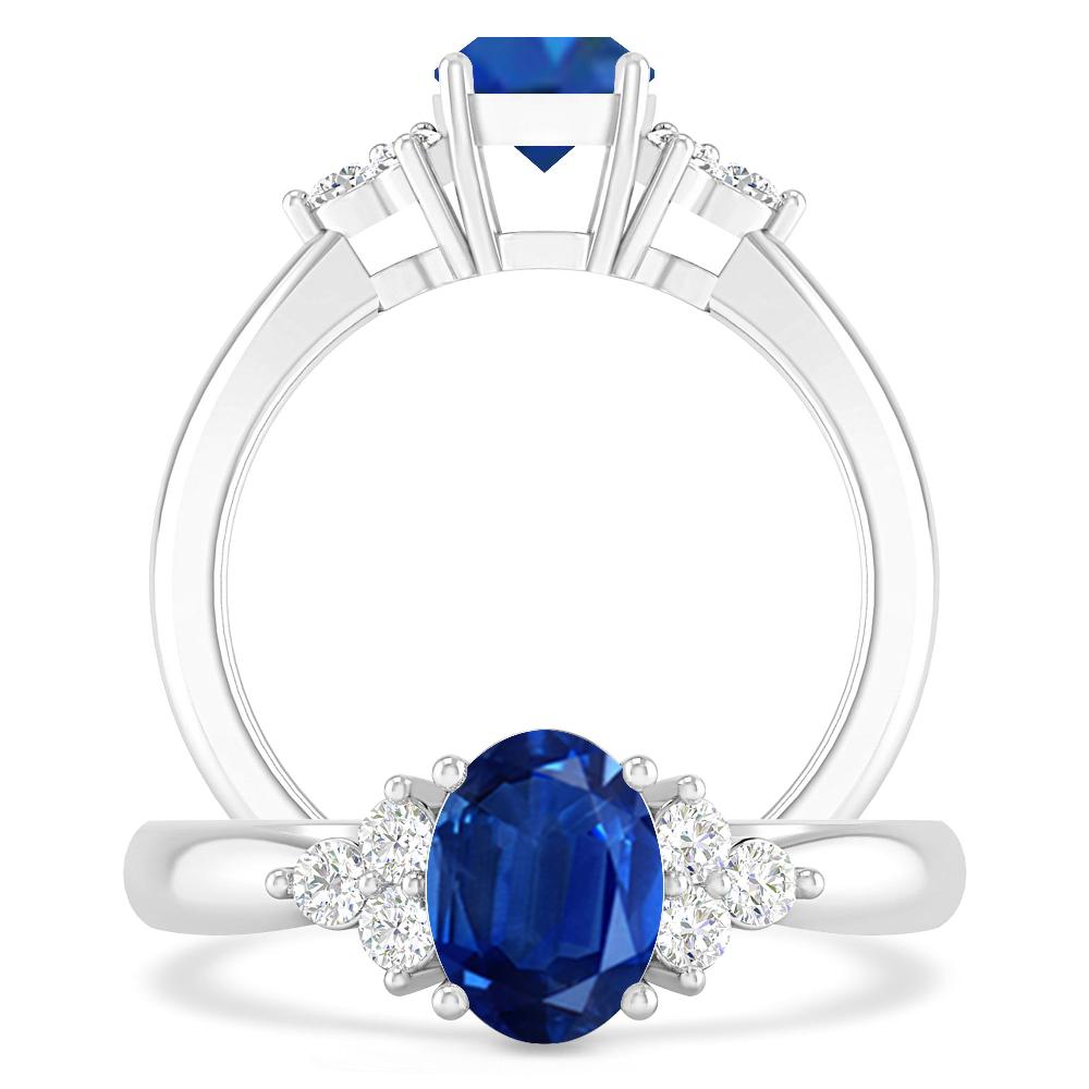 White Gold - Sapphire