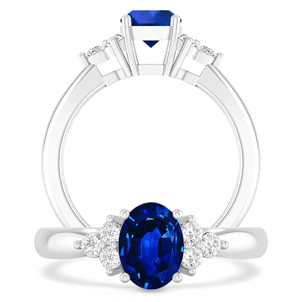 White Gold - Sapphire