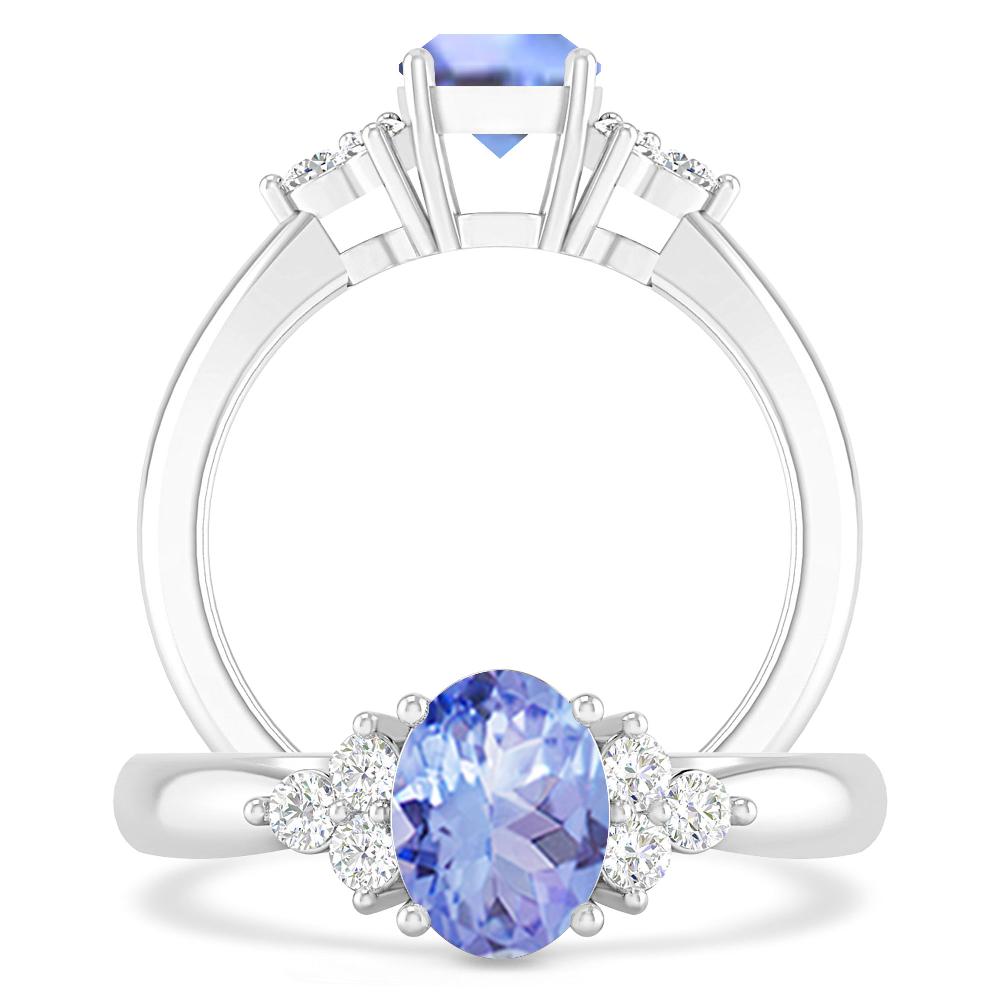 White Gold - Tanzanite