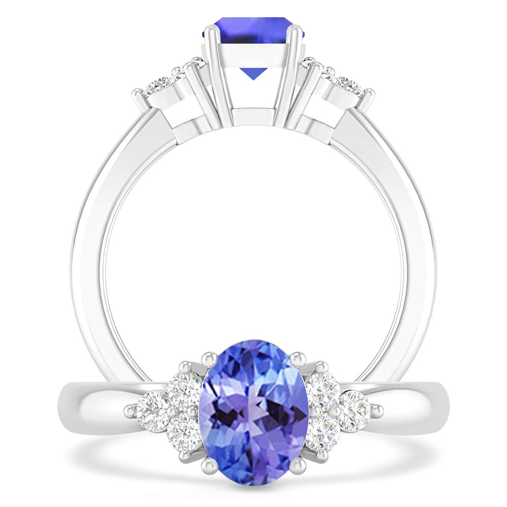 White Gold - Tanzanite