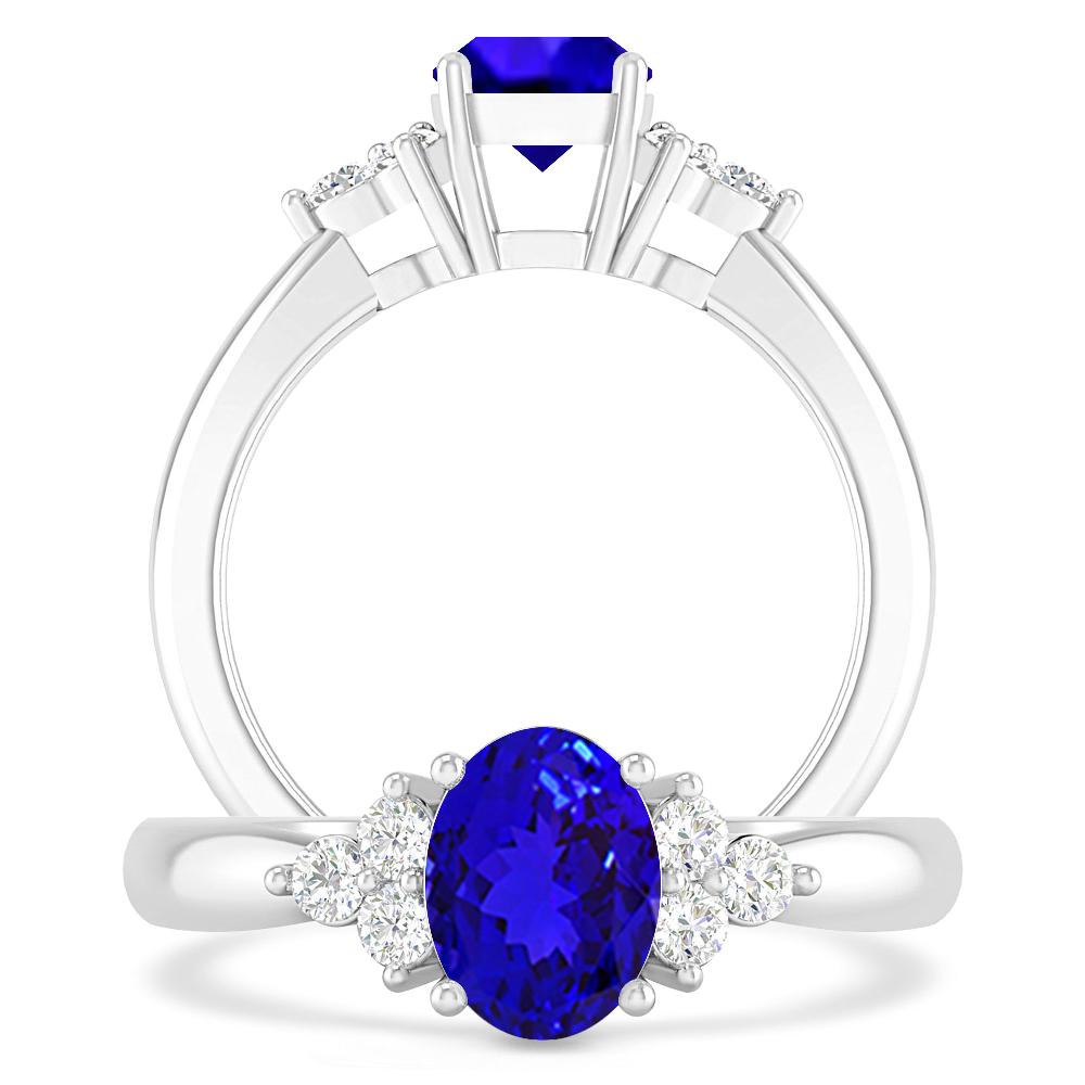 White Gold - Tanzanite