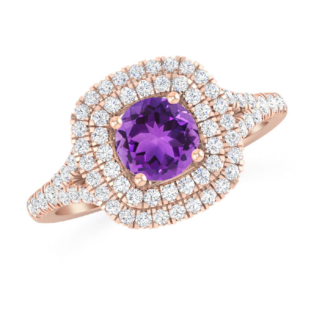 Rose Gold - Amethyst