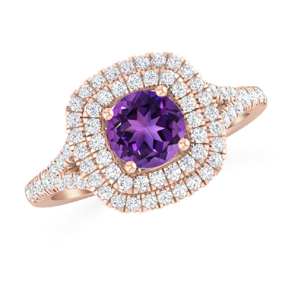 Rose Gold - Amethyst