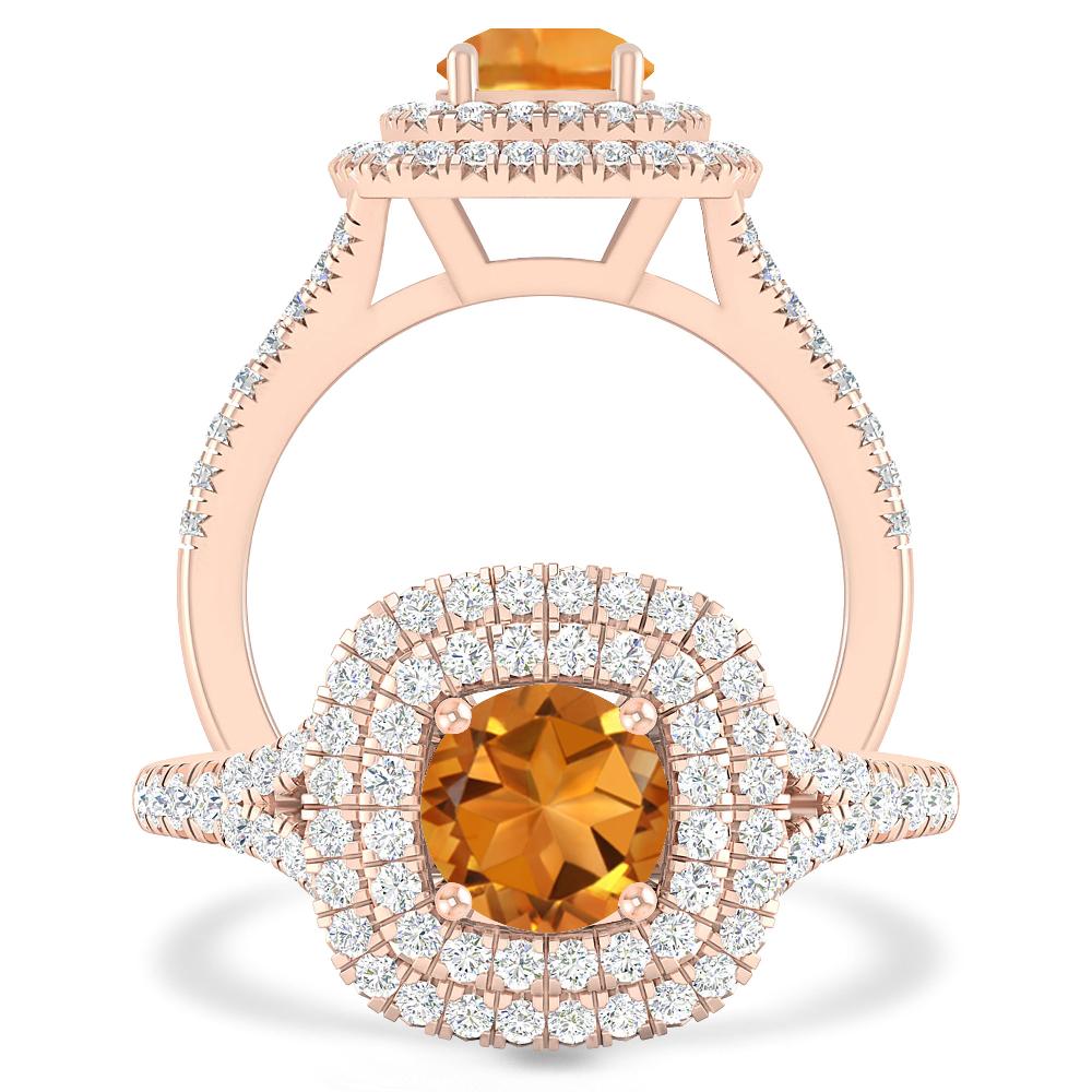 Rose Gold - Citrine