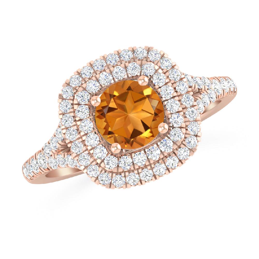 Rose Gold - Citrine