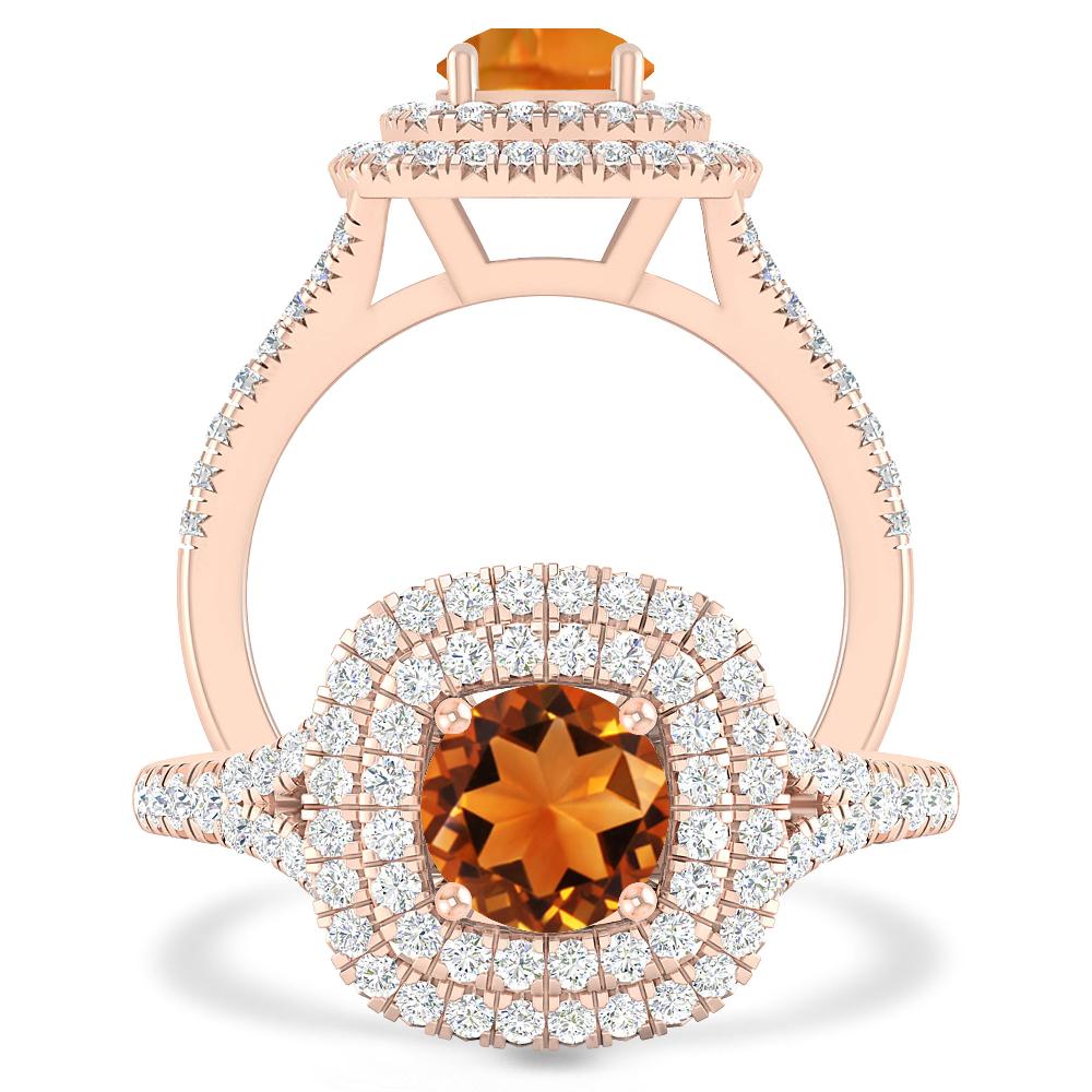 Rose Gold - Citrine