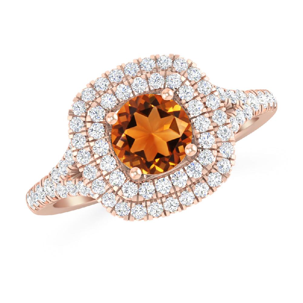 Rose Gold - Citrine