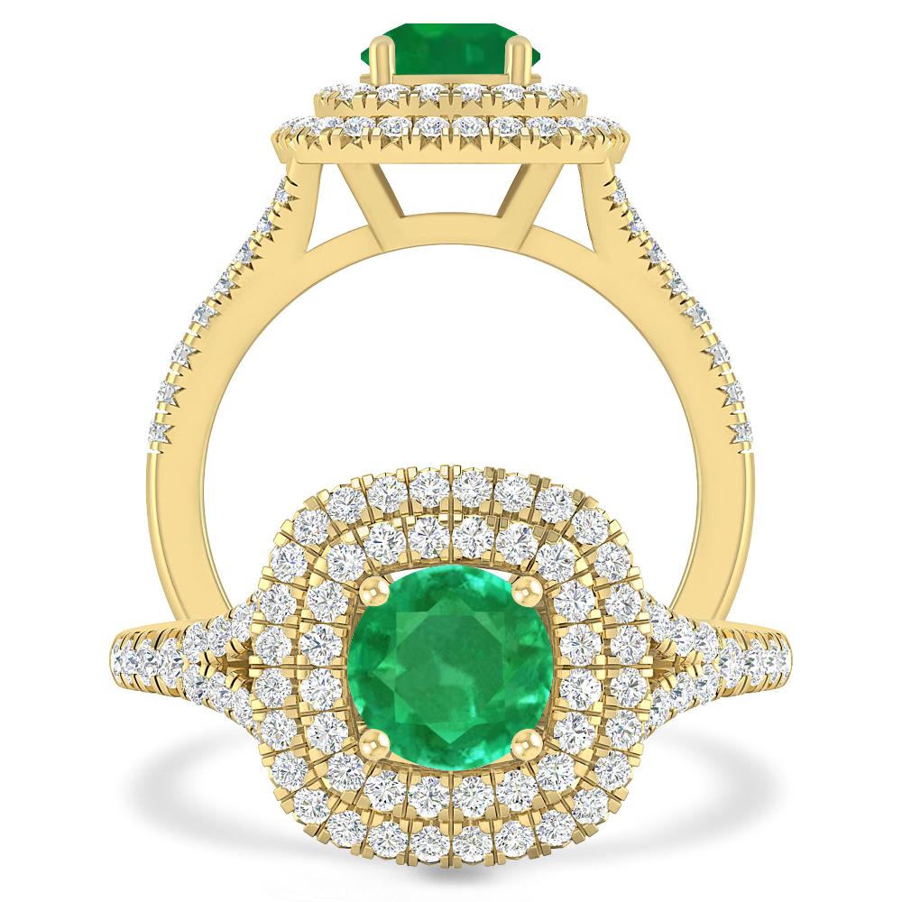 Yellow Gold - Emerald