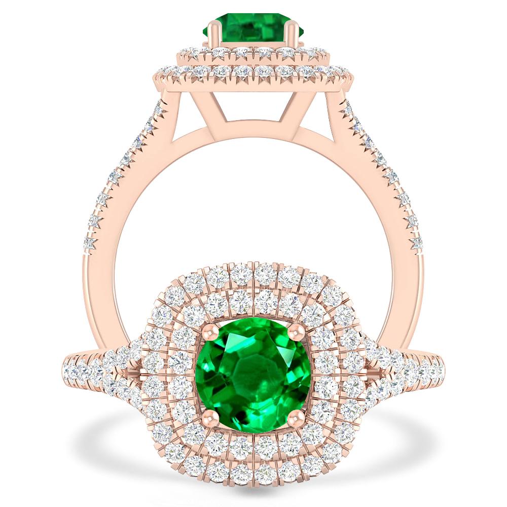 Rose Gold - Emerald