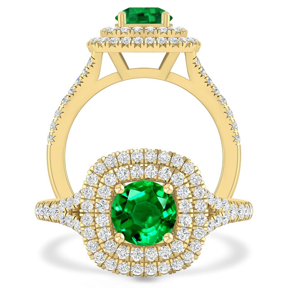 Yellow Gold - Emerald