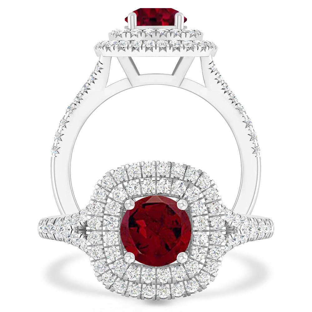 White Gold - Garnet