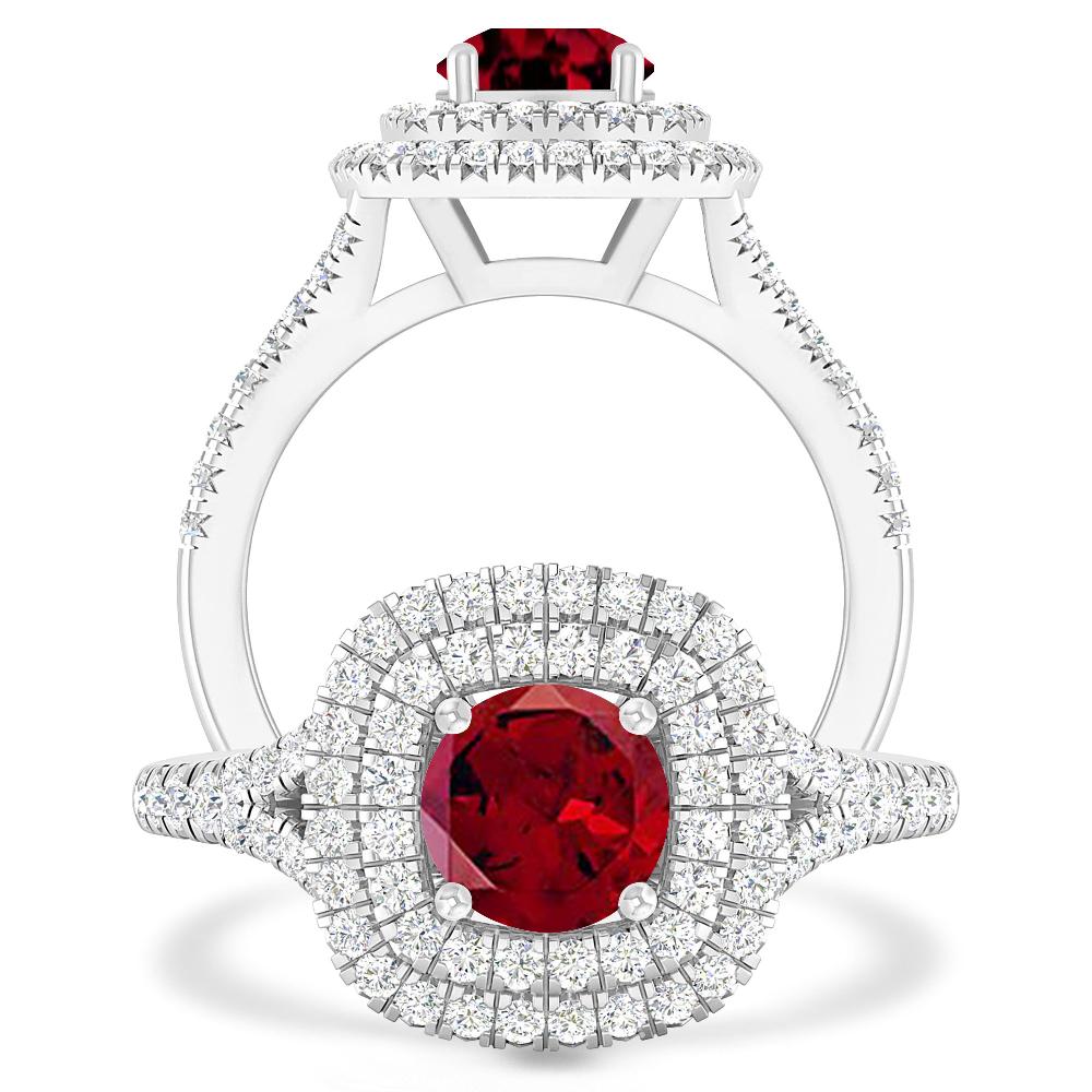 White Gold - Garnet