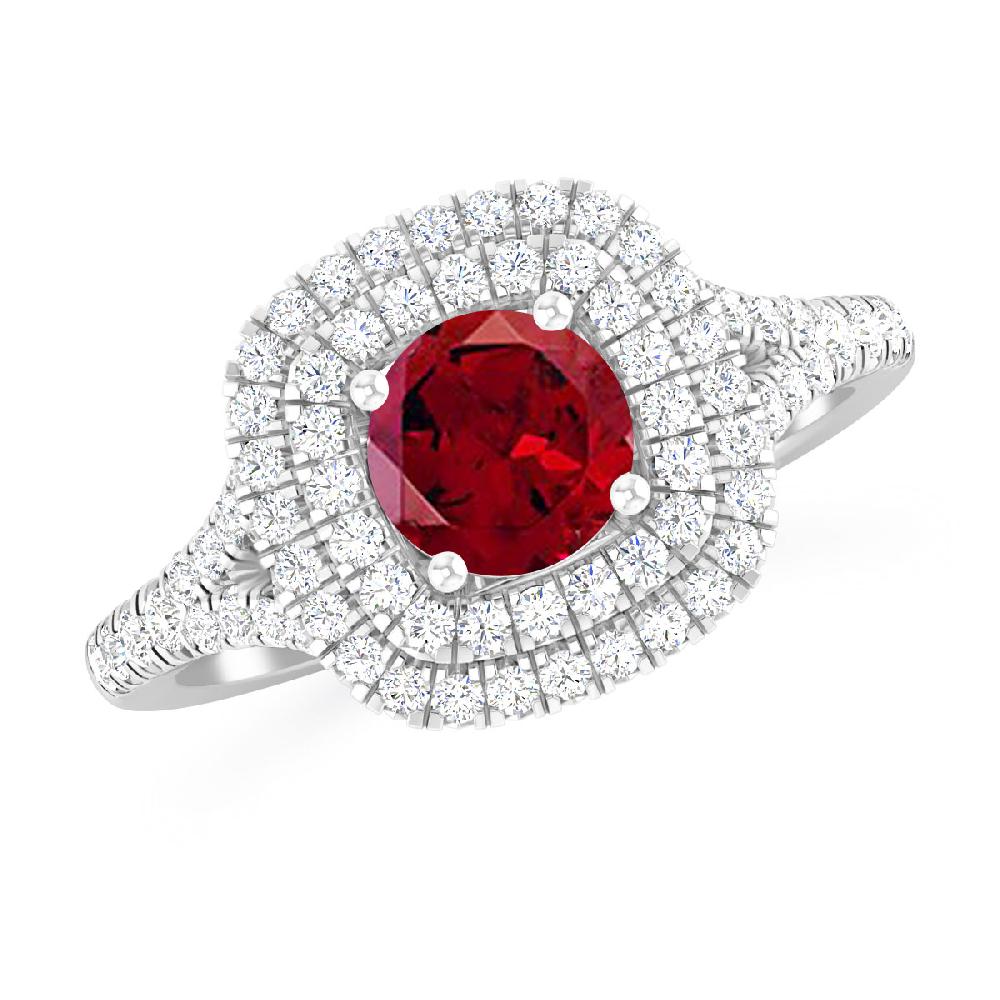 White Gold - Garnet