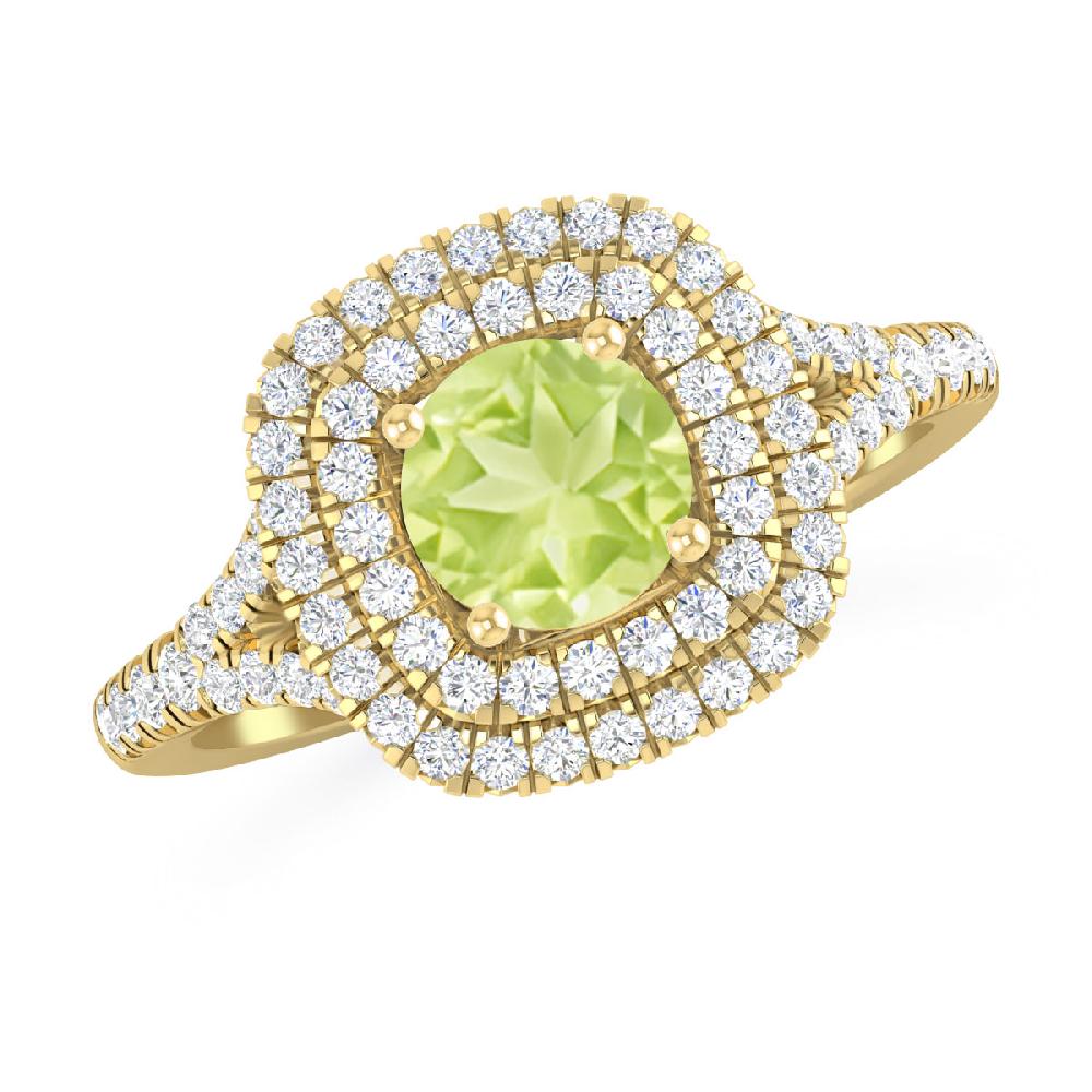 Yellow Gold - Peridot