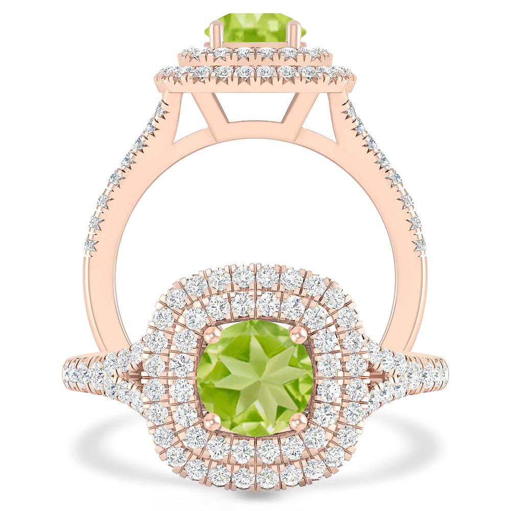 Rose Gold - Peridot