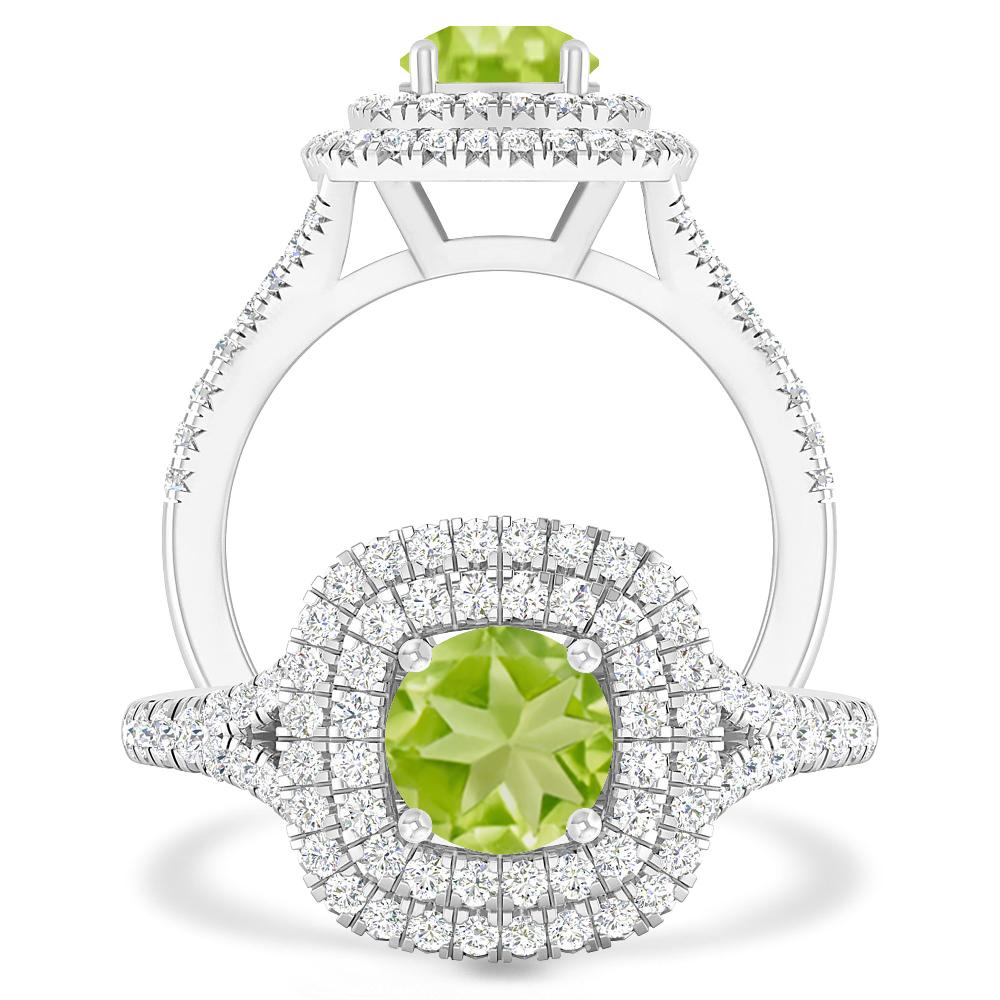 White Gold - Peridot