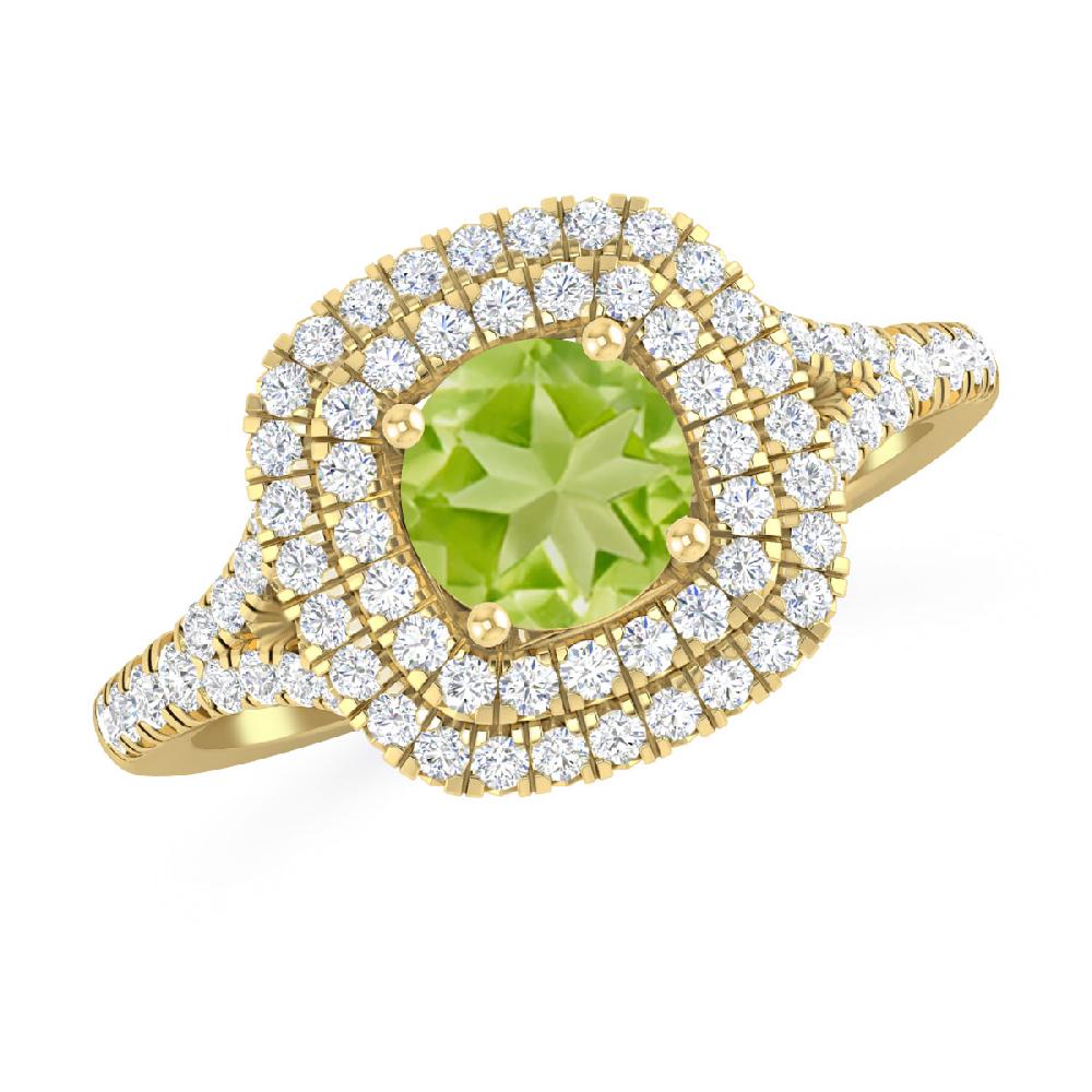 Yellow Gold - Peridot