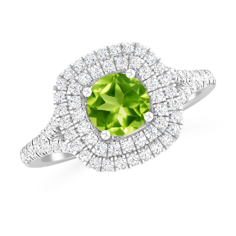 White Gold - Peridot