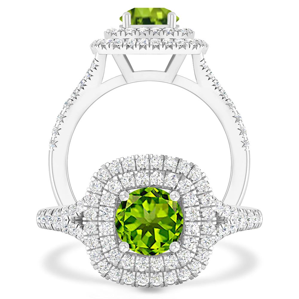 White Gold - Peridot