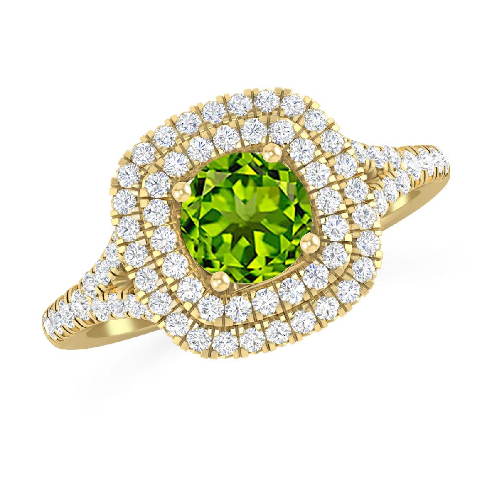 Yellow Gold - Peridot