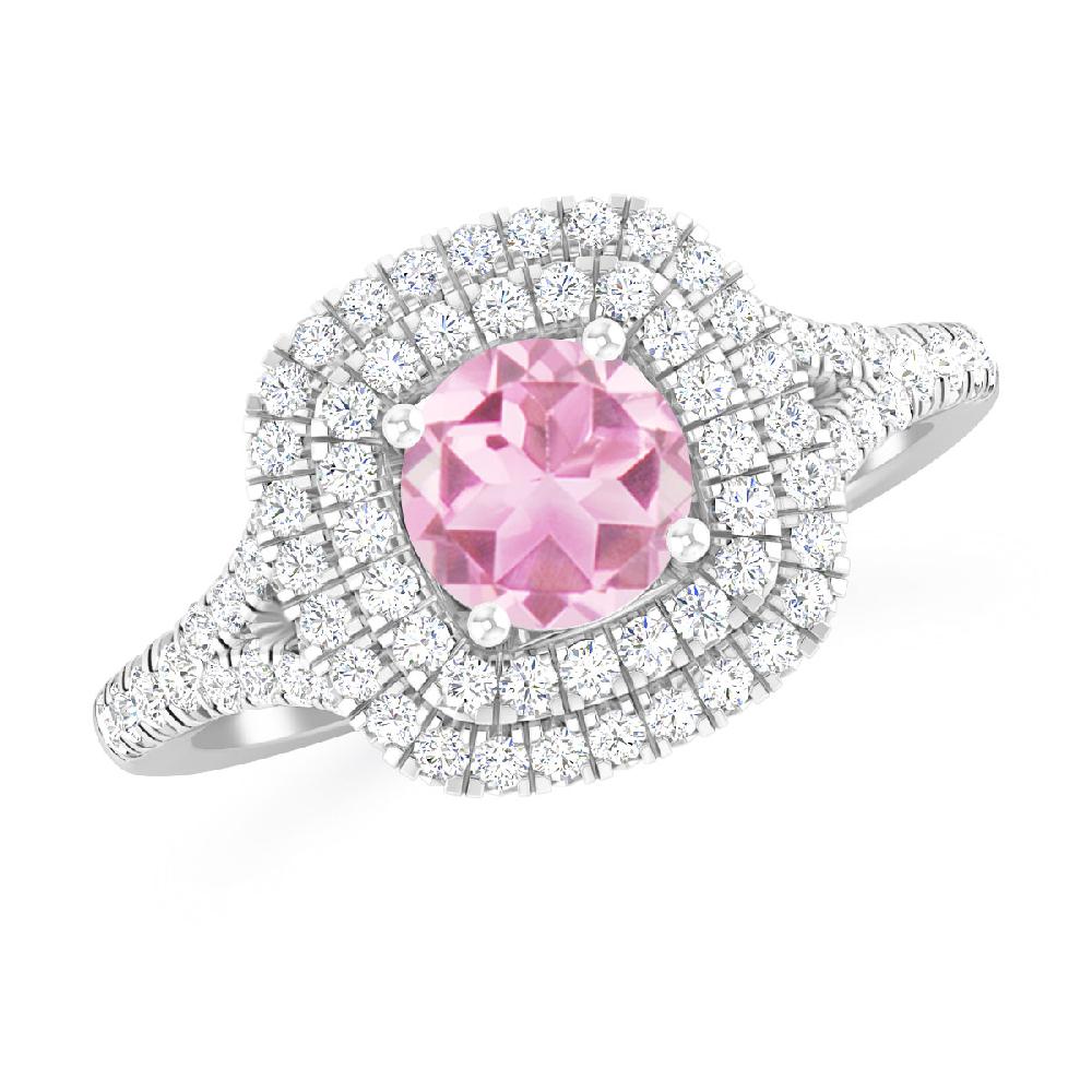 White Gold - Pink Tourmaline