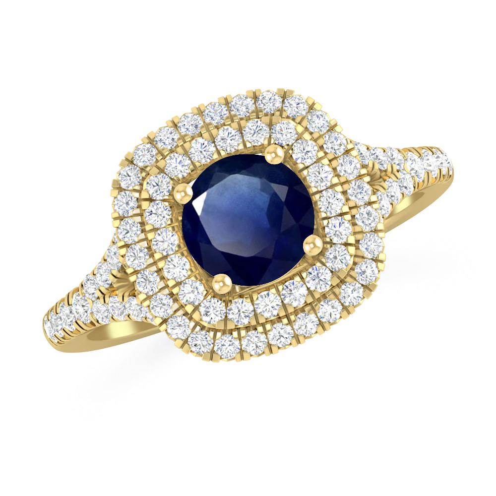 Yellow Gold - Sapphire