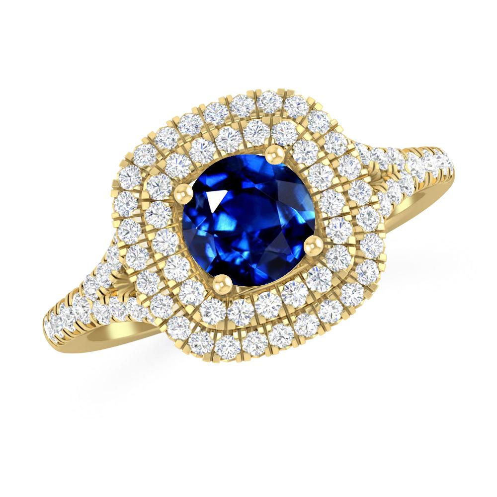 Yellow Gold - Sapphire