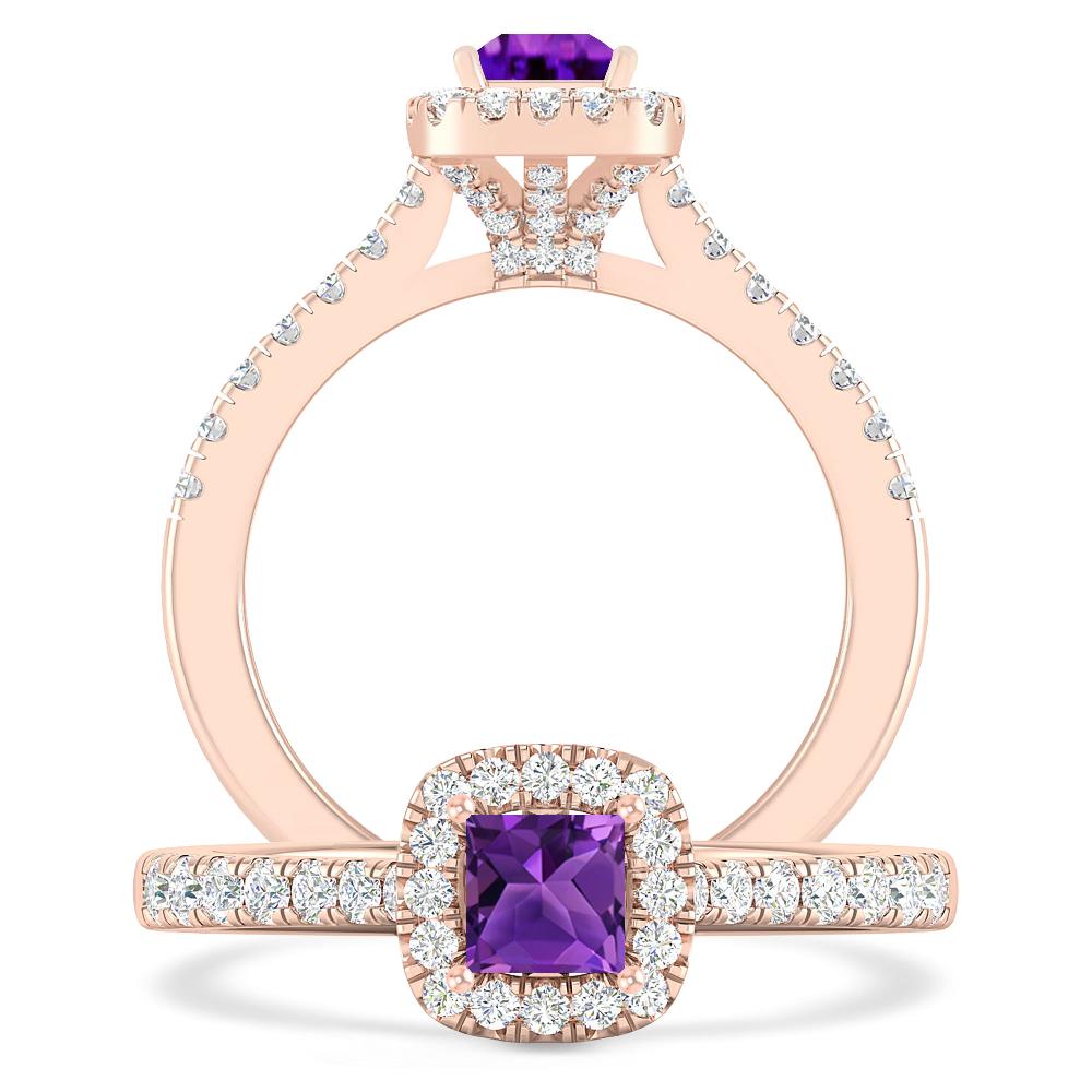 Rose Gold - Amethyst