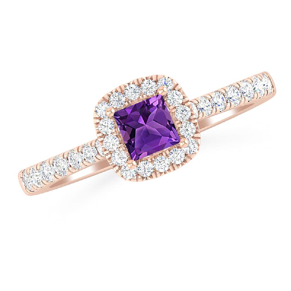 Rose Gold - Amethyst