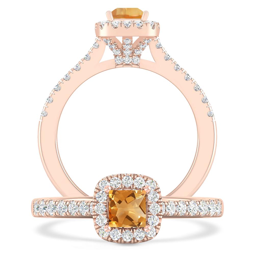 Rose Gold - Citrine