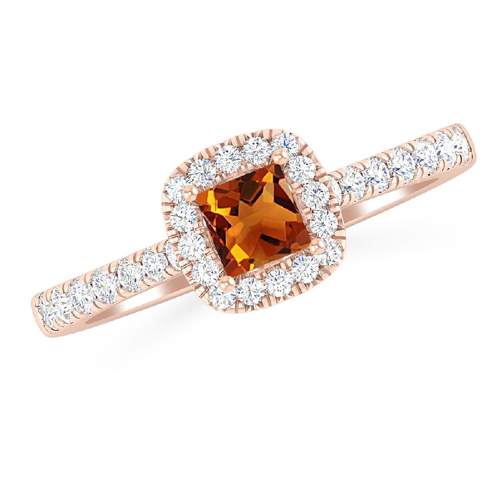 Rose Gold - Citrine