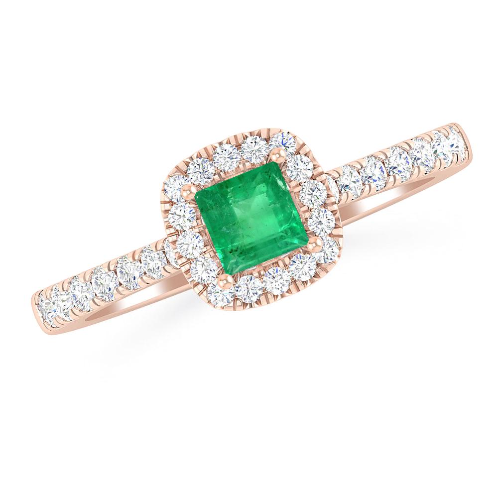 Rose Gold - Emerald